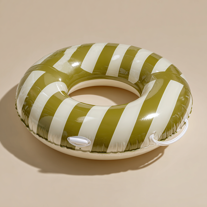 Blynxg Vintage Striped Heavy-Duty Adult Swim Ring